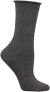 Dark gray sock on a white background