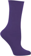 Purple sock on a white background