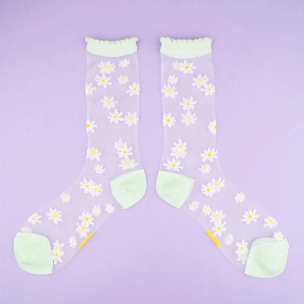 Women's Daisy Sheer Socks