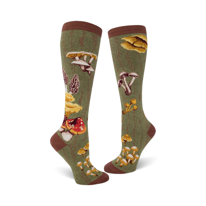 Women's Mushroom Knee High Socks