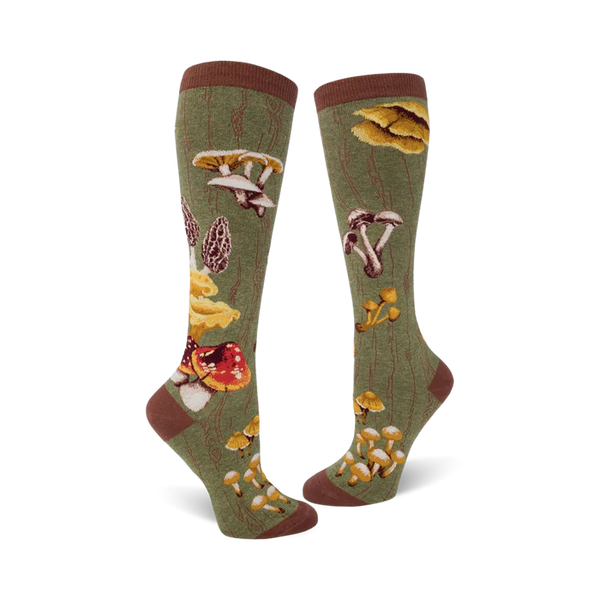 Women's Mushroom Knee High Socks