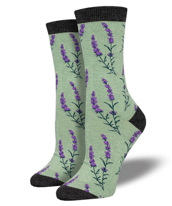 Women's Bamboo Lovely Lavender Socks