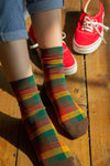 Women's Big Check Plaid Socks