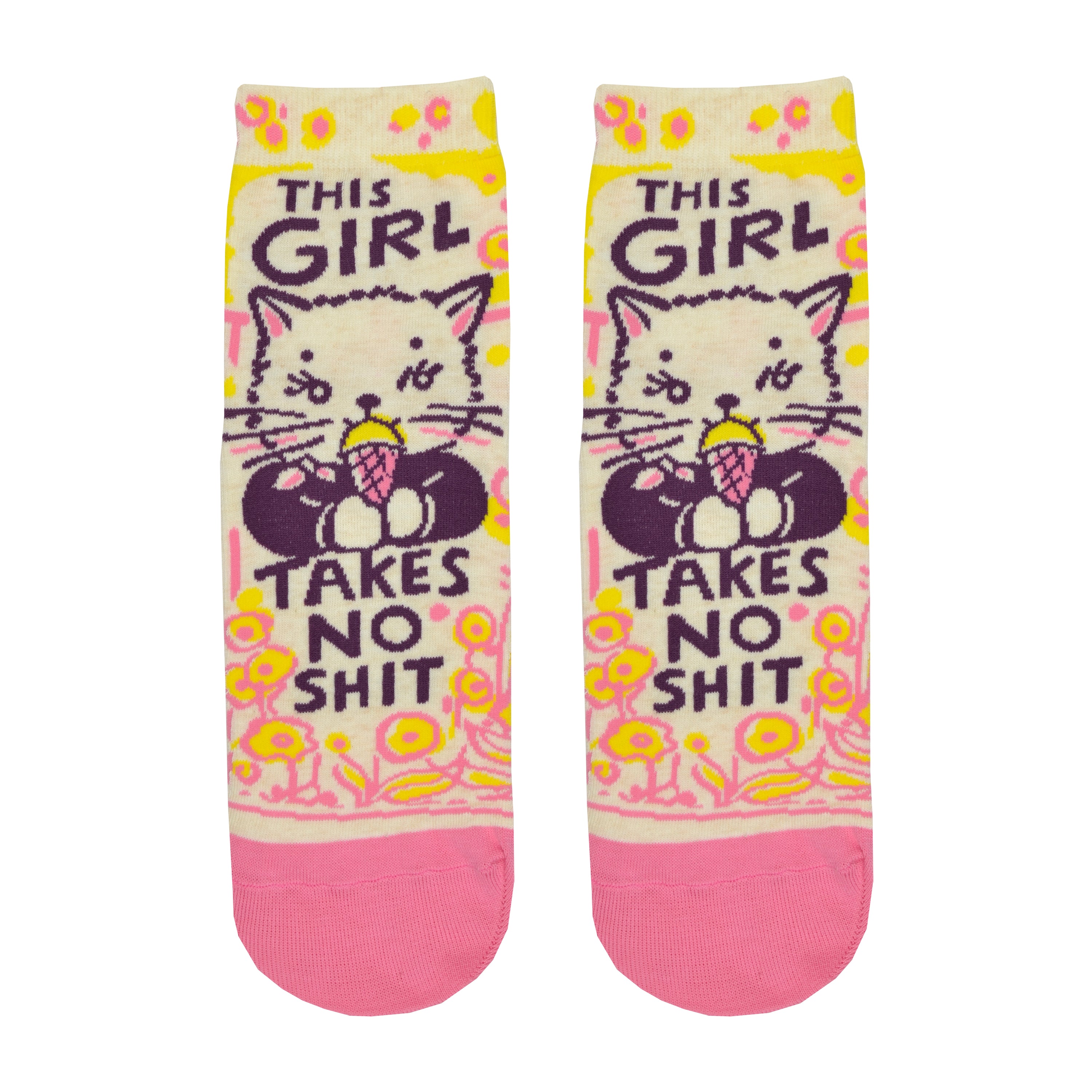 Women's This Girl Takes No Shit Ankle Socks