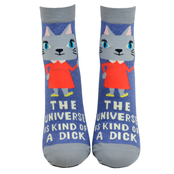 Women's The Universe Is Kind Of A Dick Ankle Socks