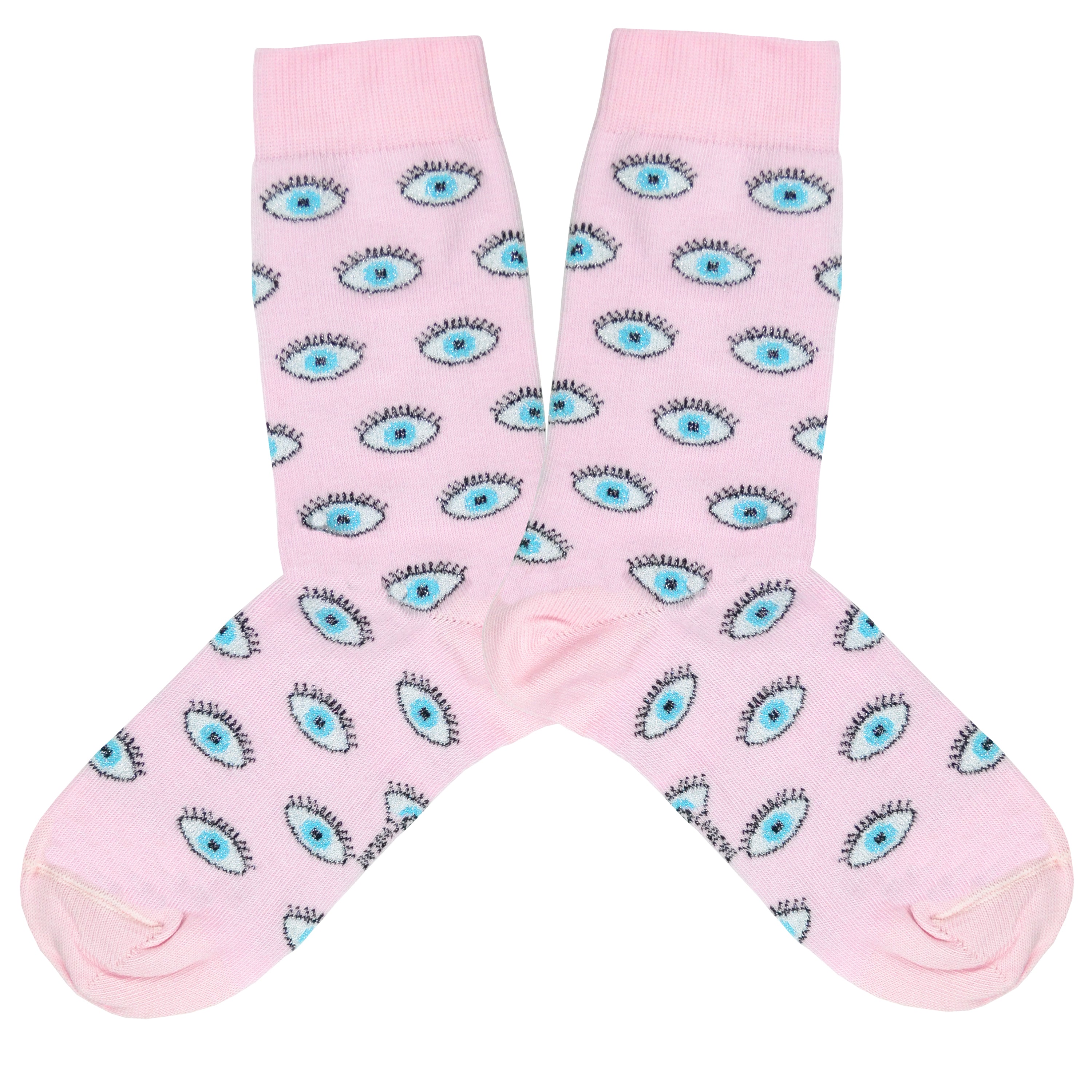 Women's Glittery Eyes Socks