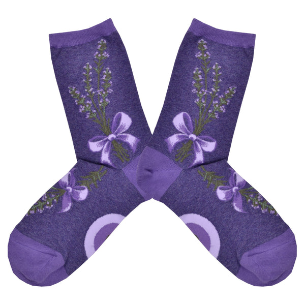 Women's Lavender Harvest Socks