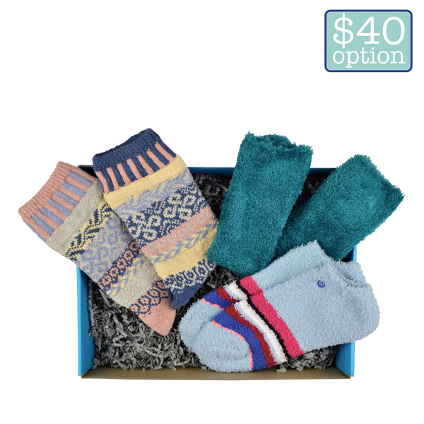 women's indoors box collection of cozy socks