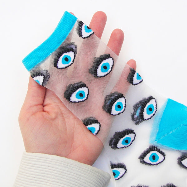 Women's Sheer Eyes Socks
